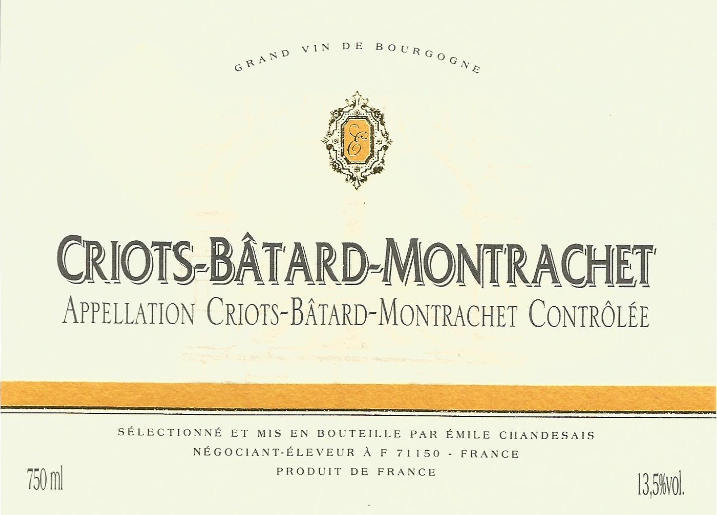 Criots-Bat�rd-Montrachet