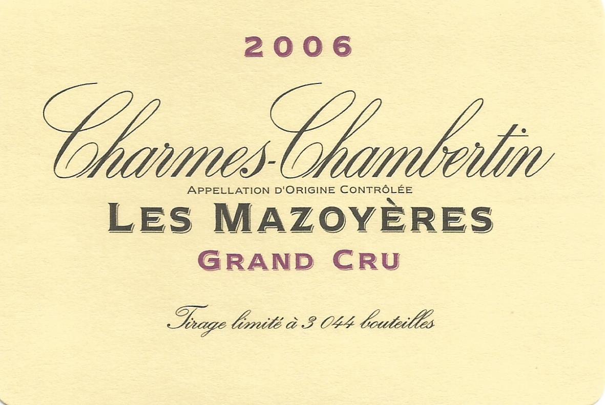 Mazoy�res-Chambertin